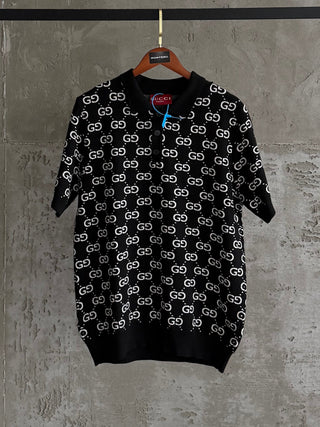 GC03 Guccı triko siyah tshirt