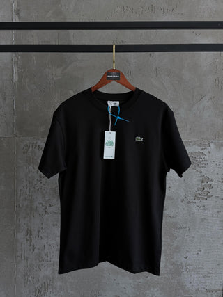 L01 Lacoste Premium siyah tshirt