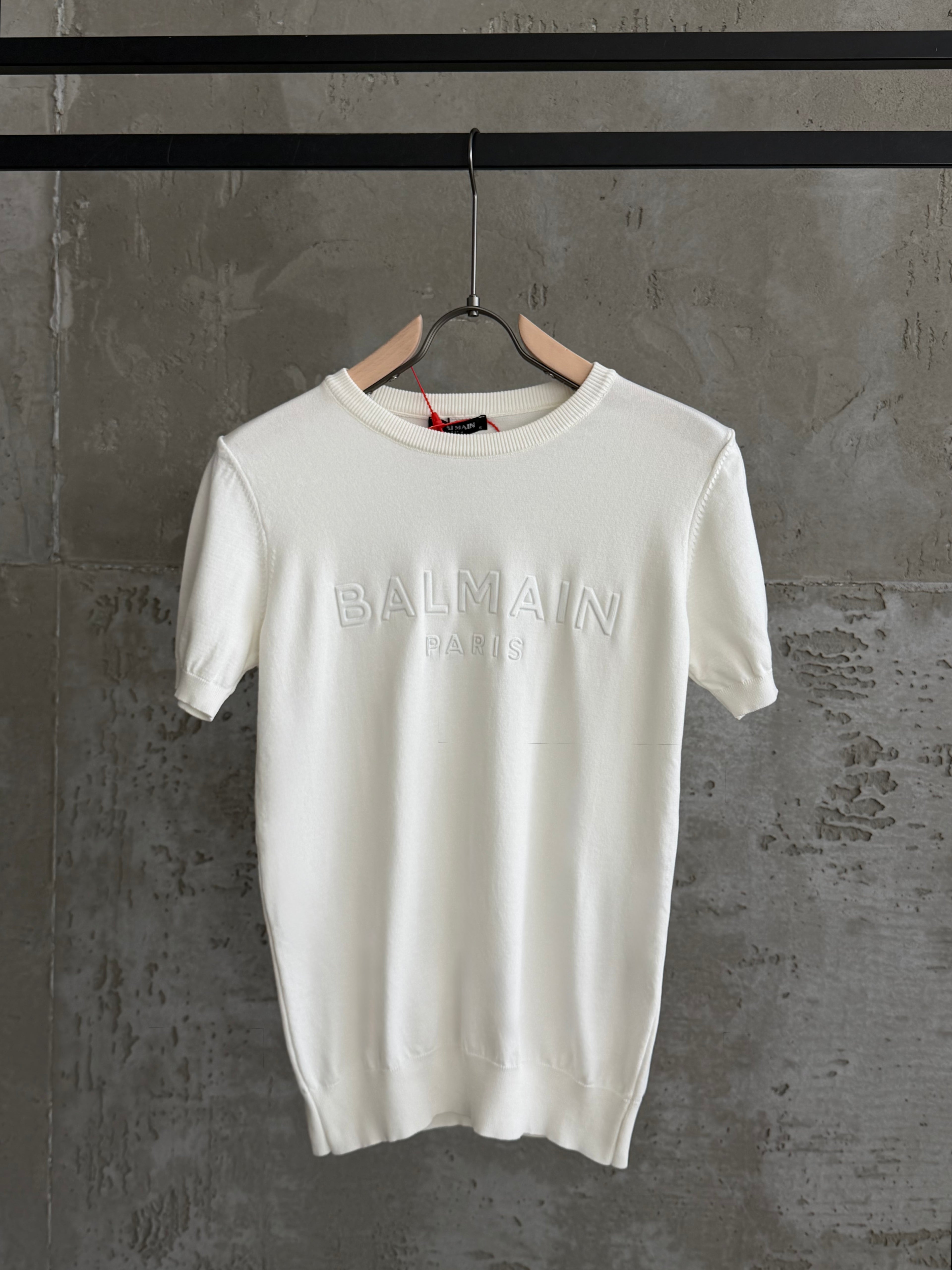 Balmaın02 Plus triko beyaz tshirt