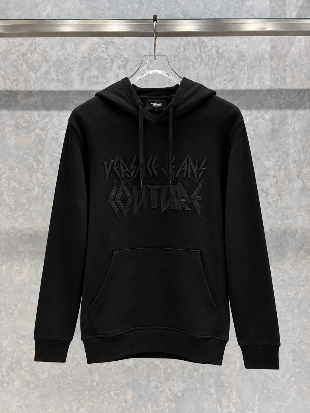 VSC01 Kapüşonlu Siyah Sweatshirt