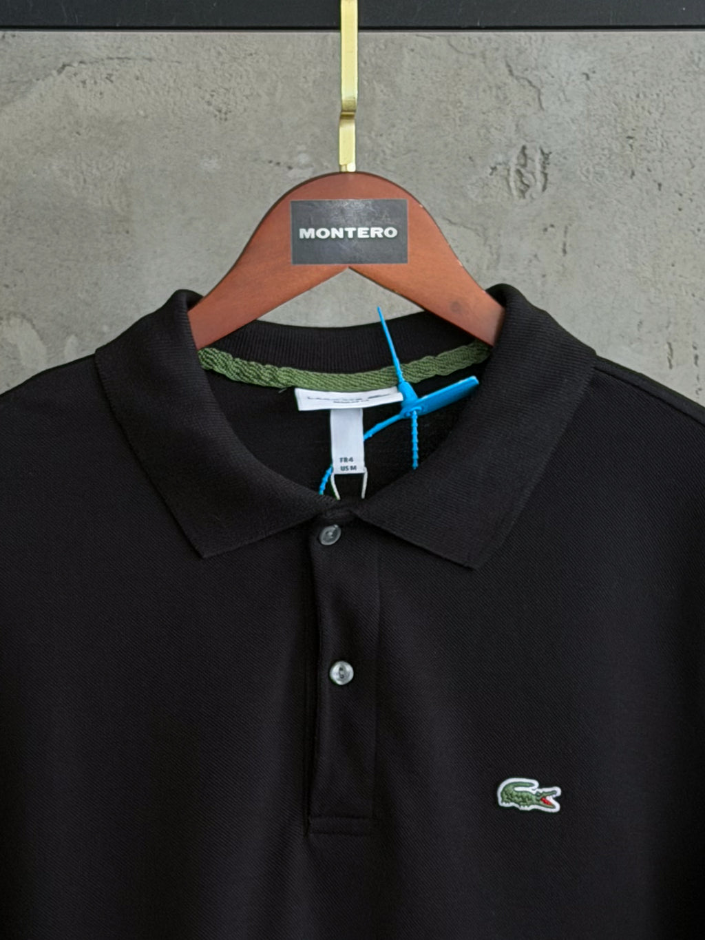 Lacoste02 Yaka siyah tshirt