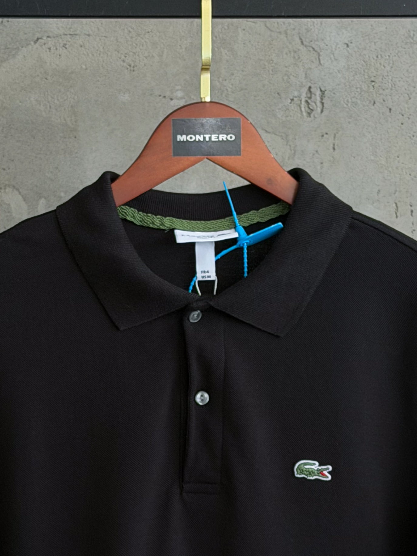 Lacoste02 Yaka siyah tshirt
