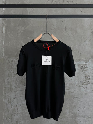 Balmaın02 Plus triko siyah tshirt
