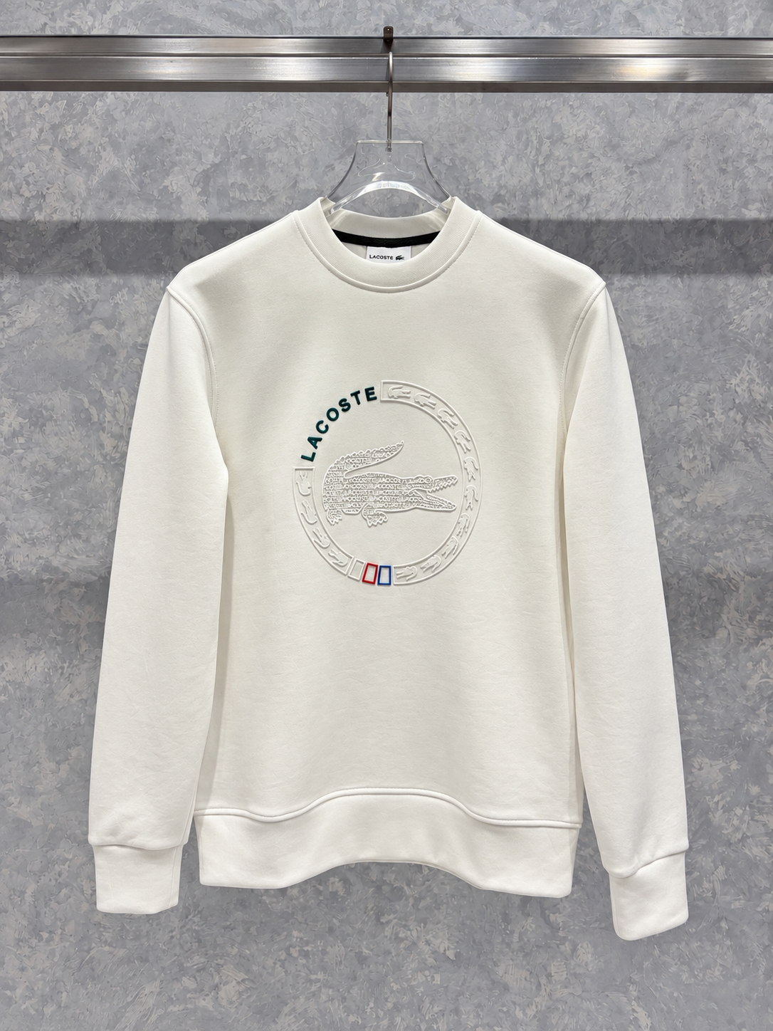 L02 Logolu Beyaz Sweatshirt