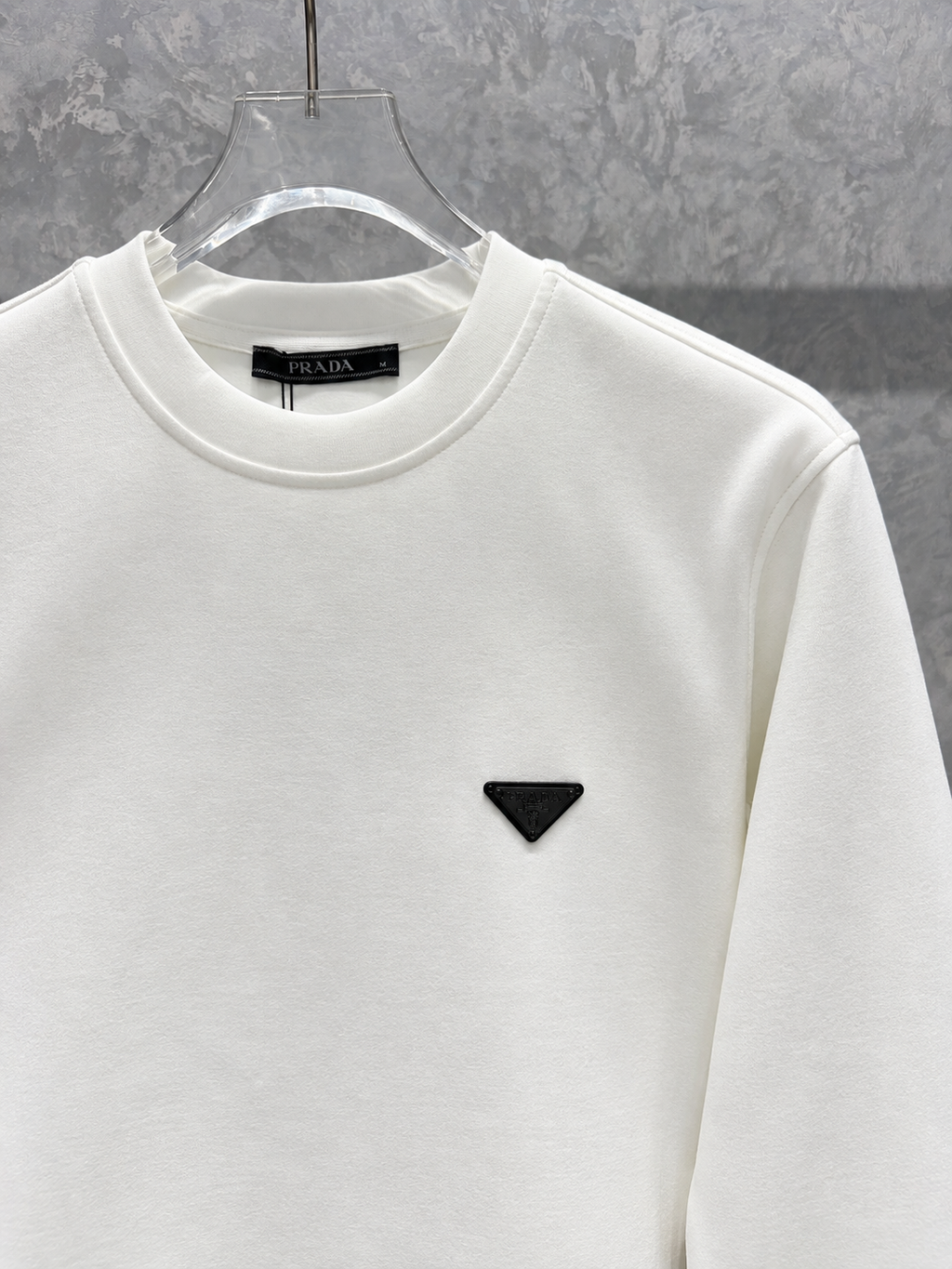 P03 Armalı Beyaz Sweatshirt