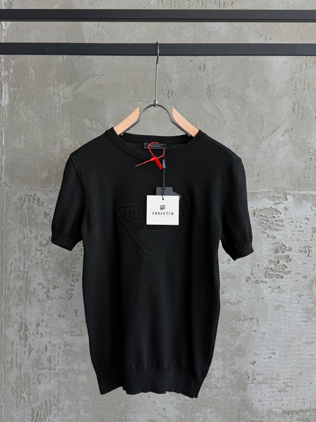 P05 Prada Plus triko siyah tshirt