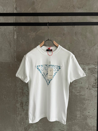 G01 Guess Retro beyaz tshirt