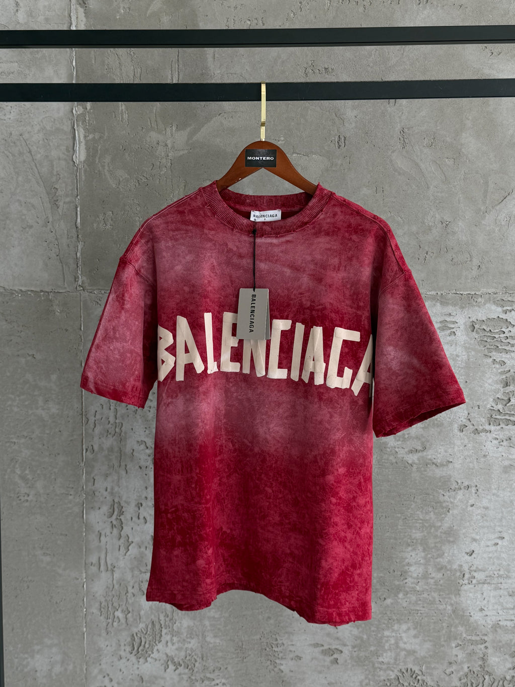 Balenciaga02 Plus kırmızı tshirt