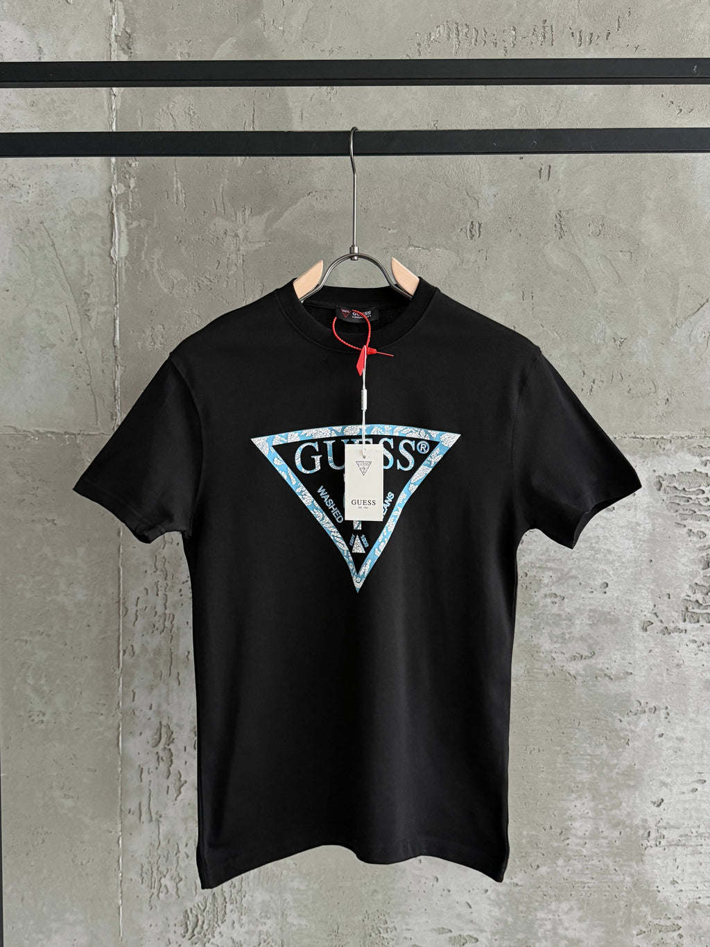 G01 Guess Retro siyah tshirt