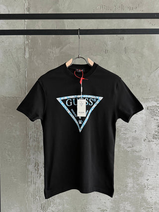 G01 Guess Retro siyah tshirt