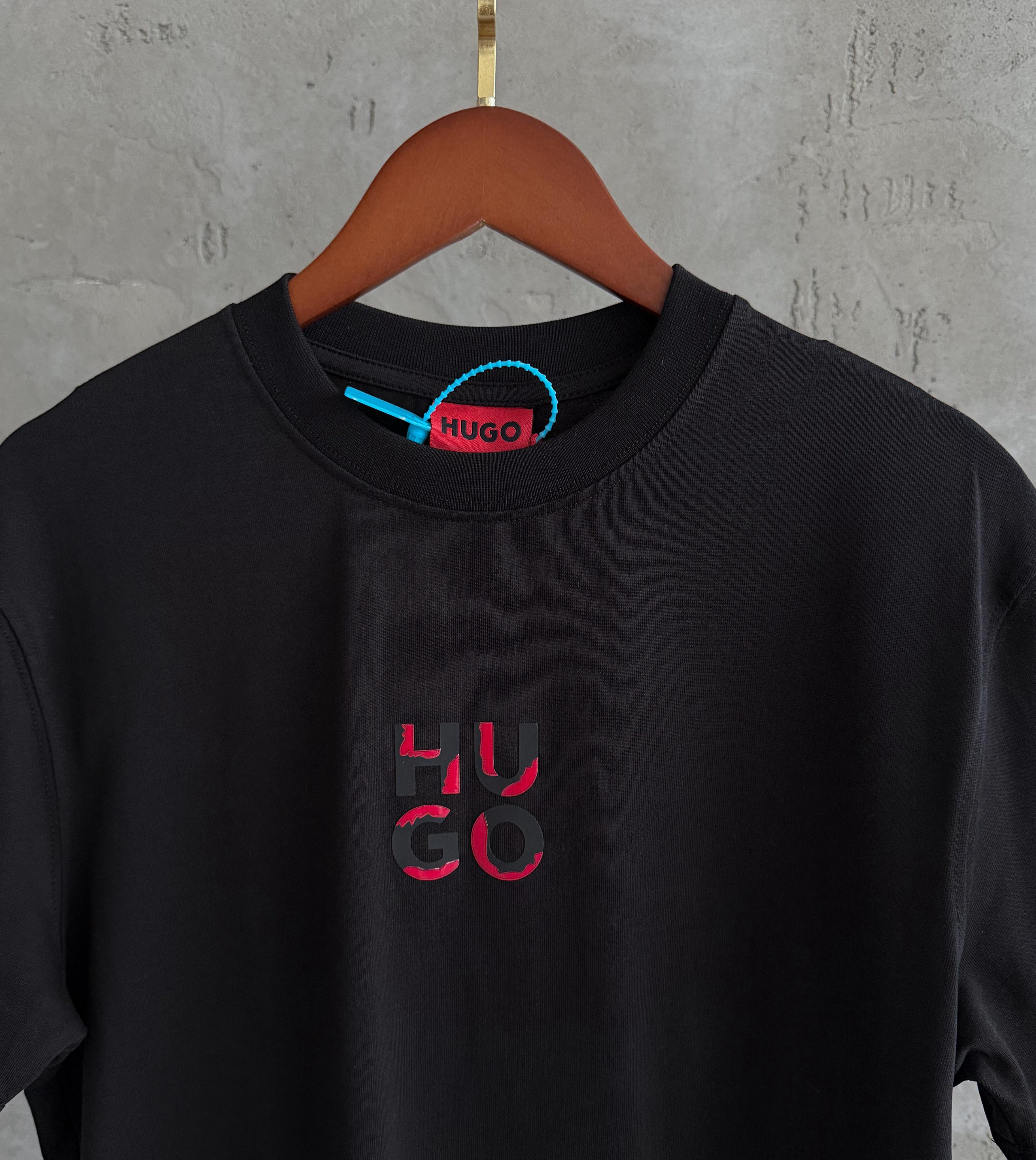 Hugo02 Premium siyah tshirt