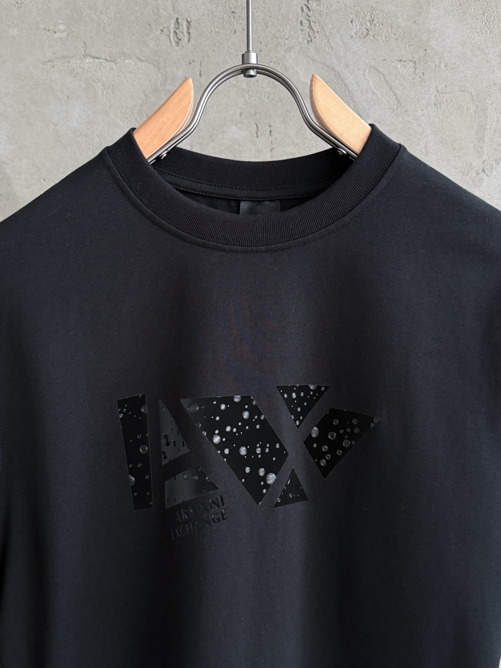A02 Armanı Bubble siyah tshirt