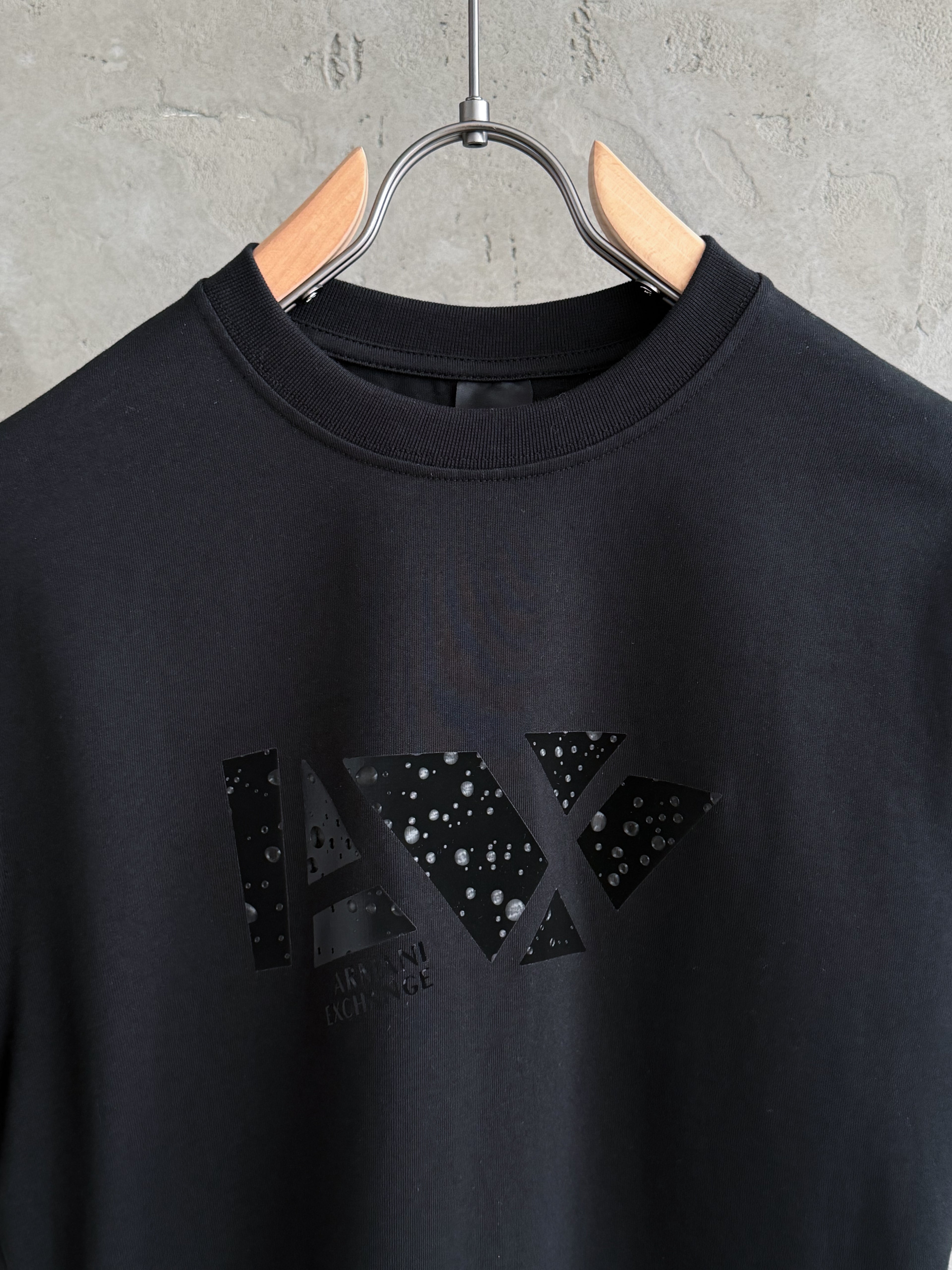 A02 Armanı Bubble siyah tshirt