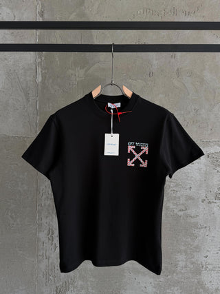 O&W01 X Butterfly siyah tshirt