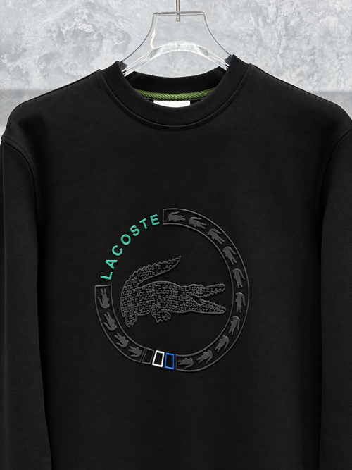 L02 Logolu Siyah Sweatshirt