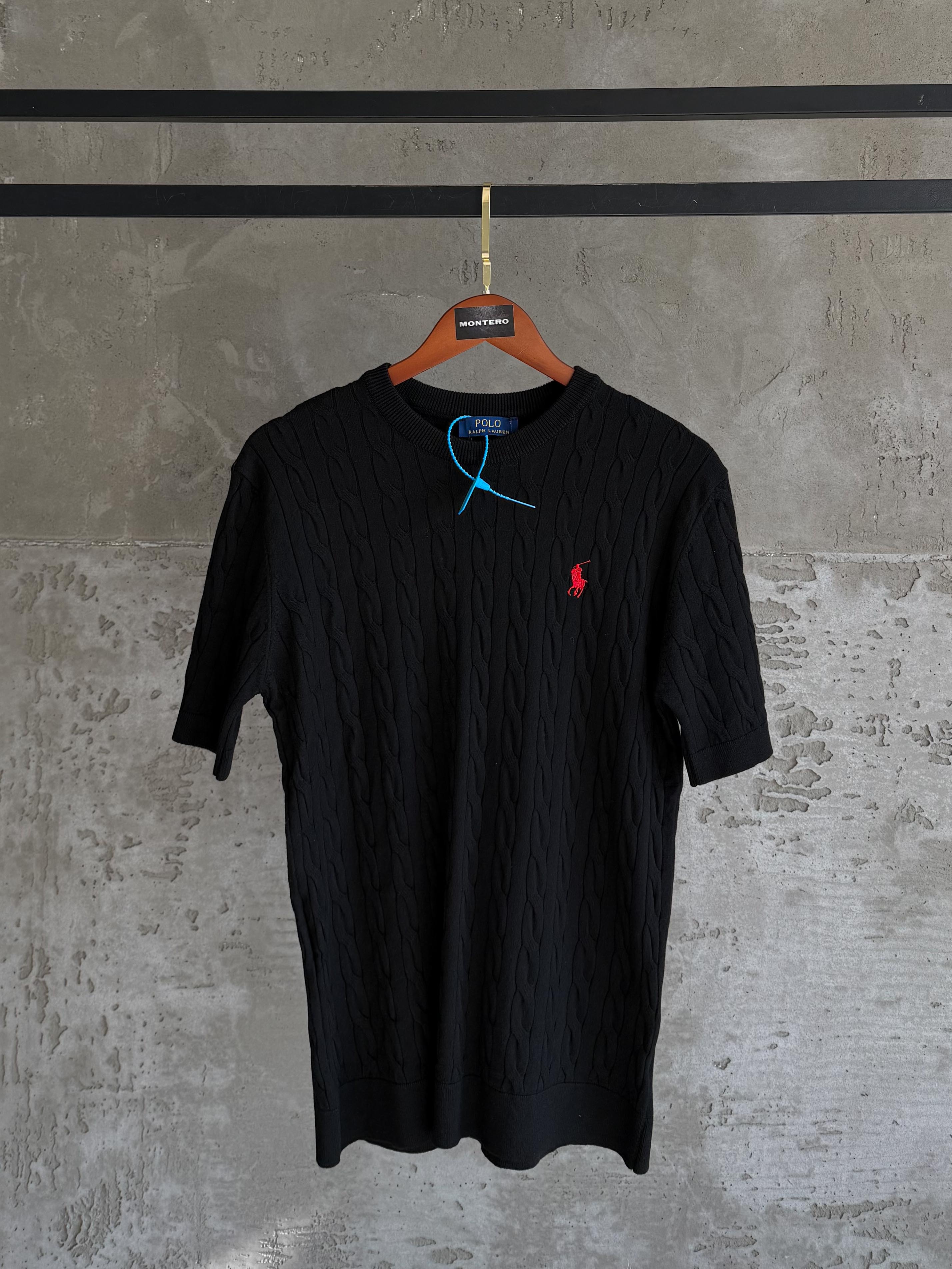 US02 Polo triko siyah tshirt