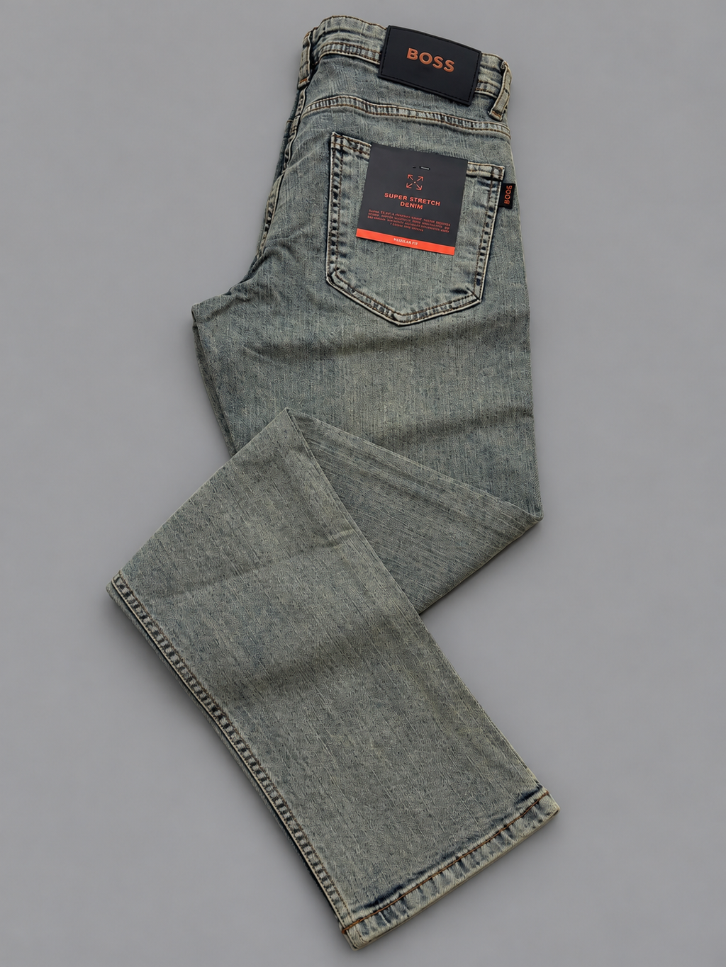 B01 Straight Kot Pantolon