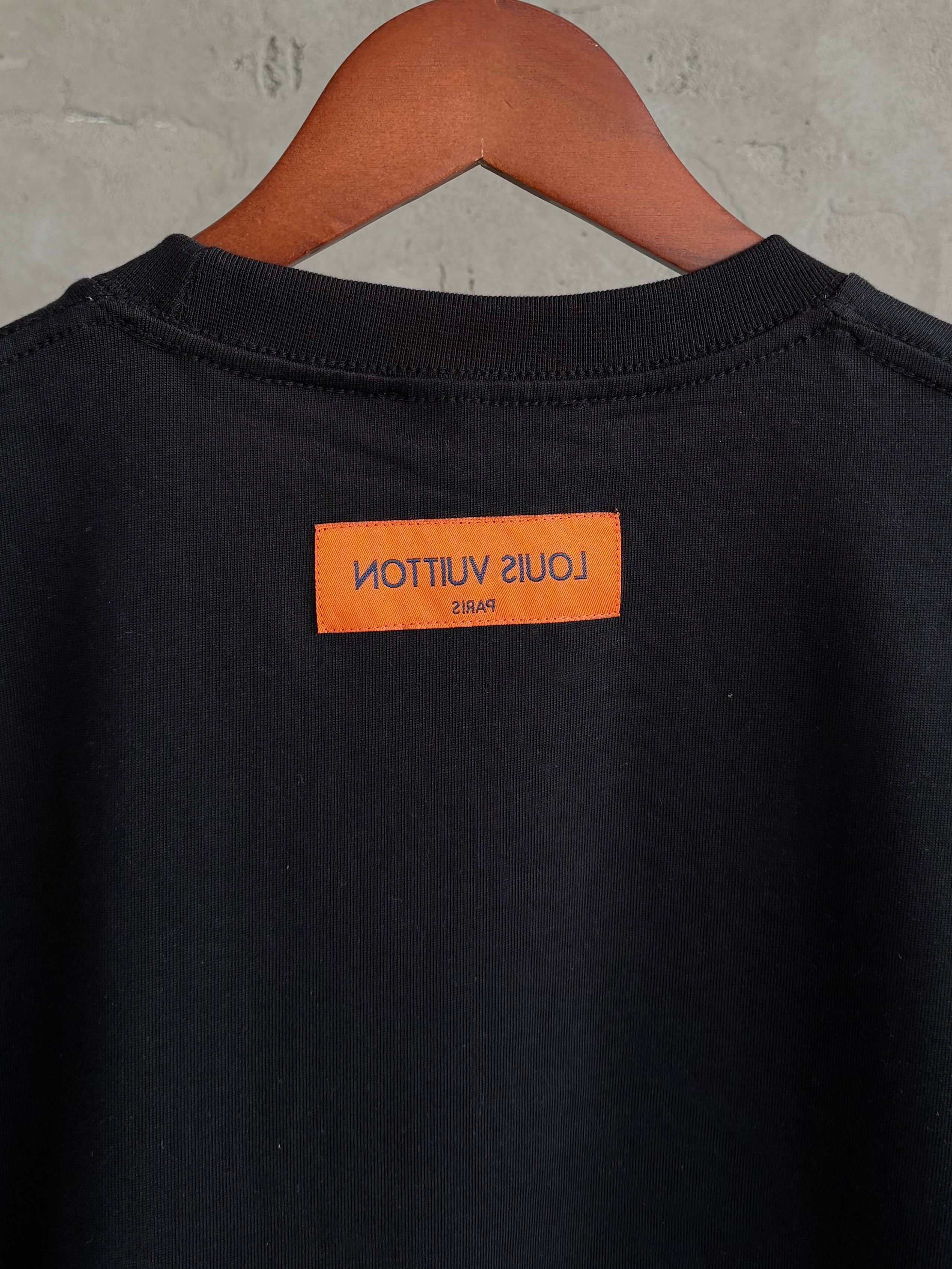 LV06 L&V cepli siyah tshirt