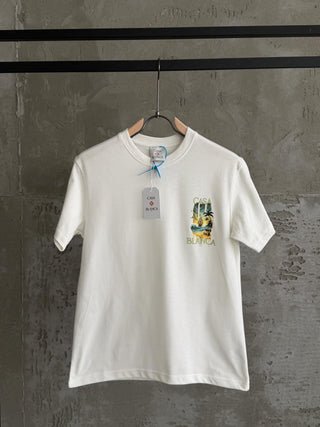 CB04 Casa Blanca Waves beyaz tshirt