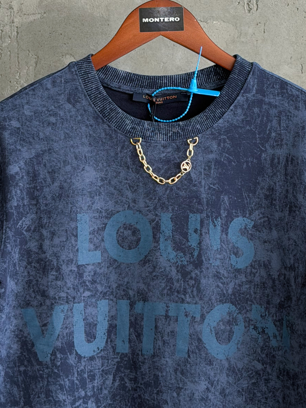 LV09 L&V Duman mavi tshirt
