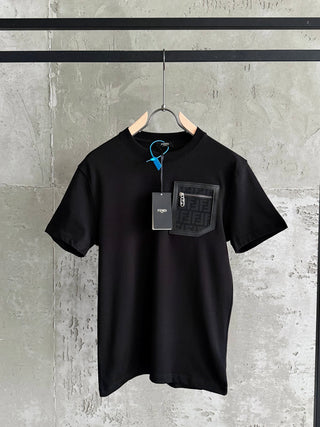 F01 Fendi Plus cepli siyah tshirt