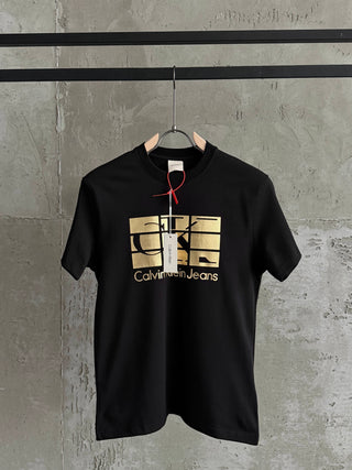 CK01 Gold Plus siyah tshirt