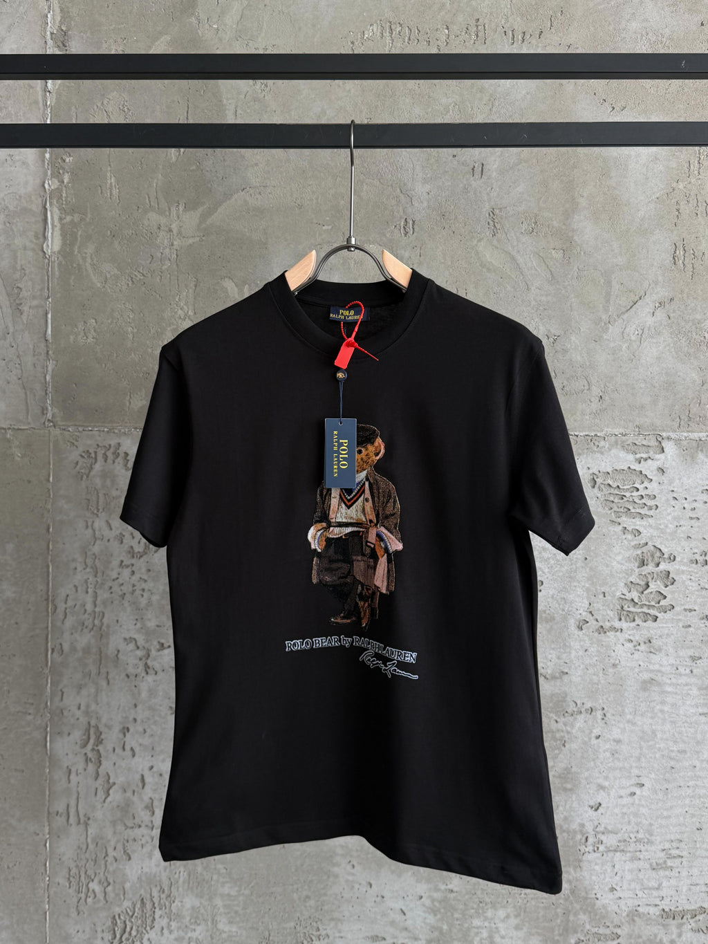 PR01 Polo RL Premium siyah tshirt