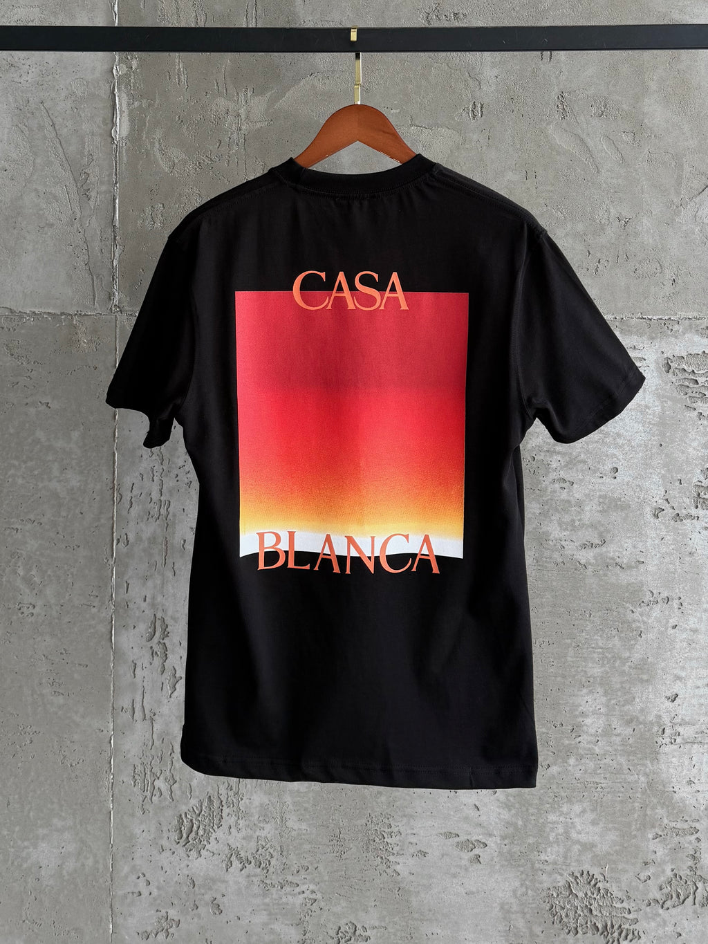 CB03 Casa Blanca Sunset siyah tshirt