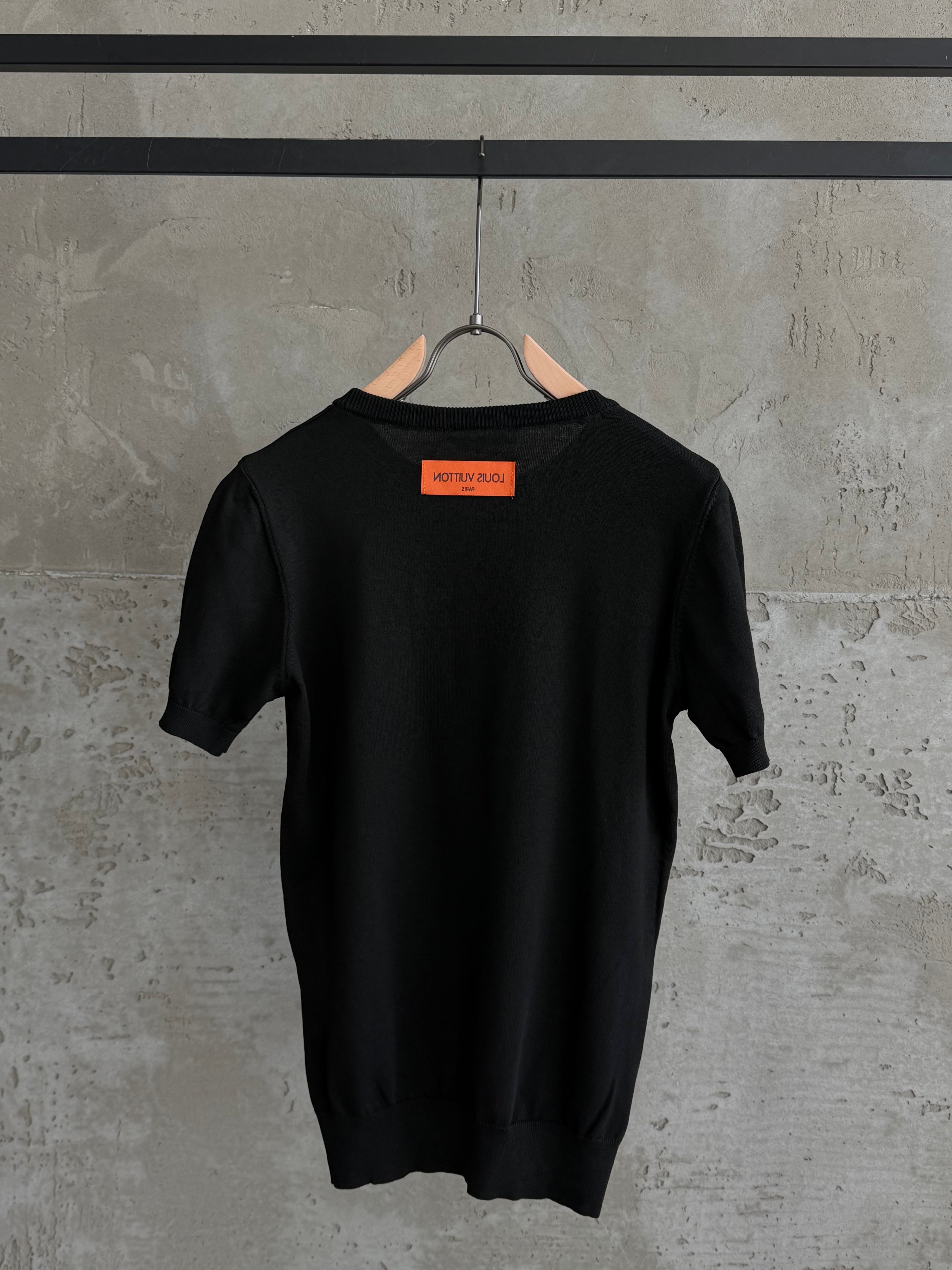 LV07 L&V Triko siyah tshirt