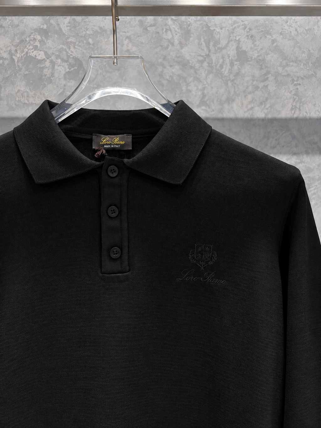 LP03 Polo Yaka Siyah Triko