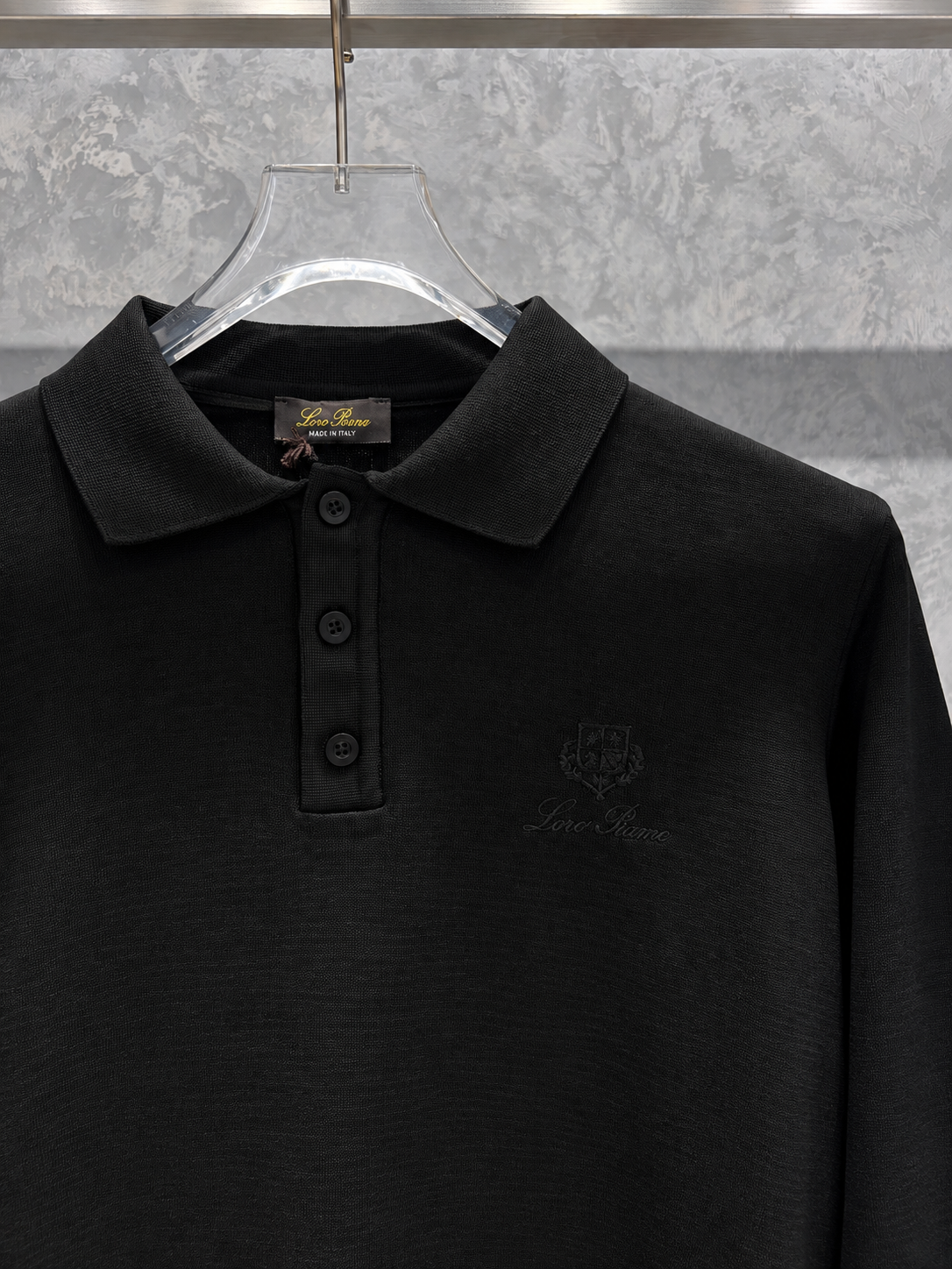 LP03 Polo Yaka Siyah Triko