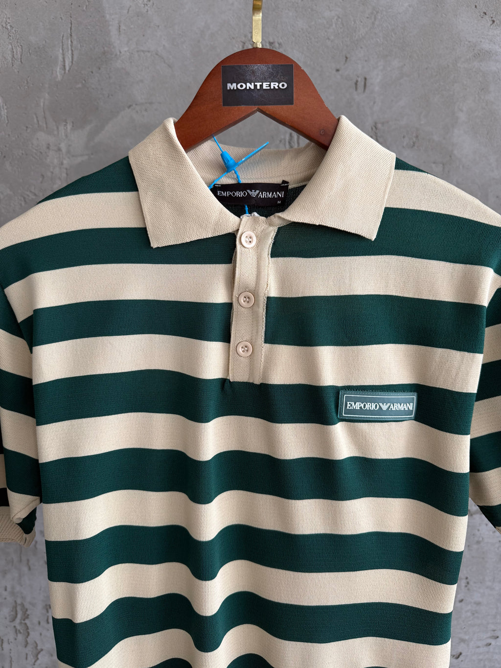 Armanı Polo Yaka krem tshirt