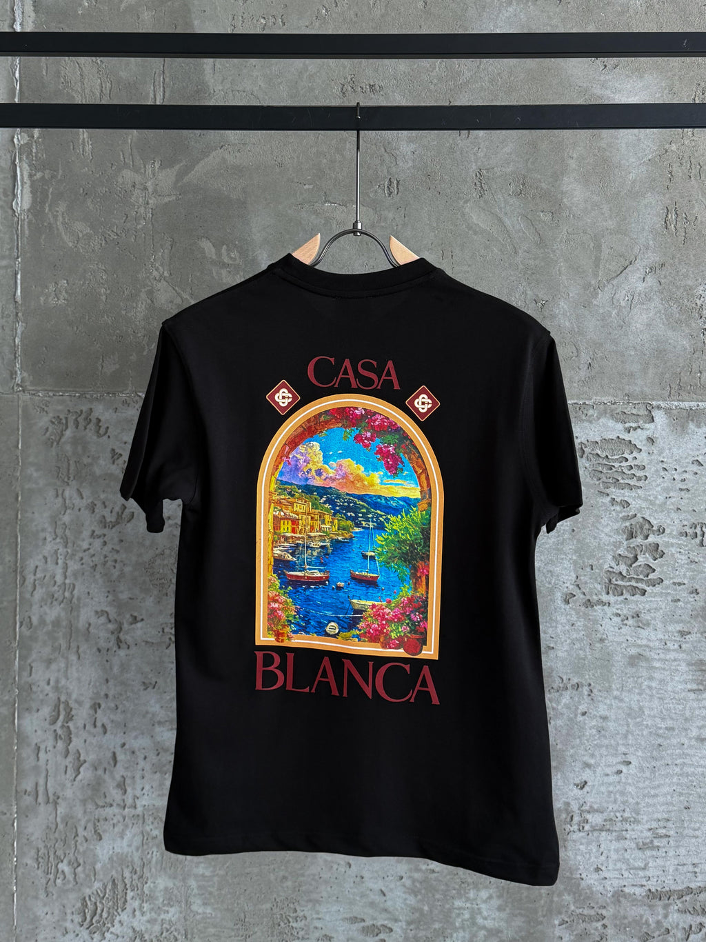 CB01 Casa Blanca Summer siyah tshirt