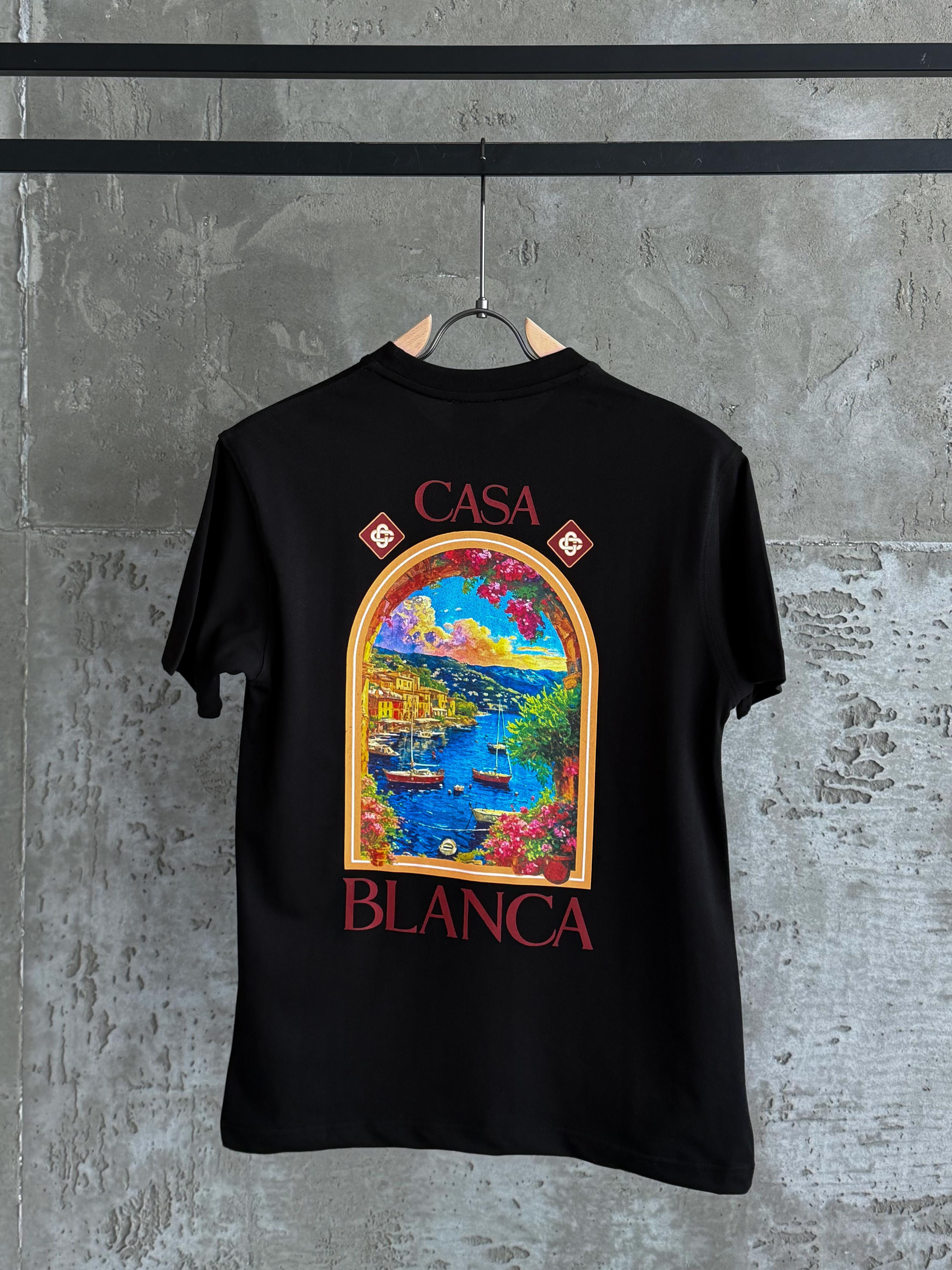 CB01 Casa Blanca Summer siyah tshirt