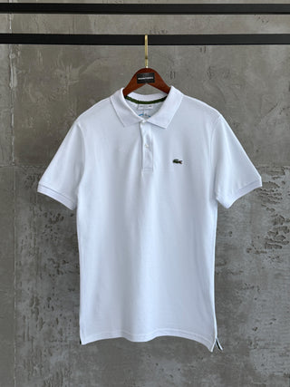 Lacoste02 Yaka beyaz tshirt