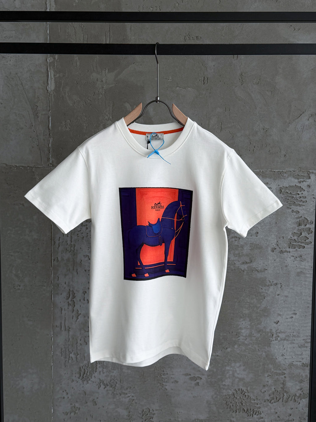 H07 Hermes Atalier beyaz tshirt