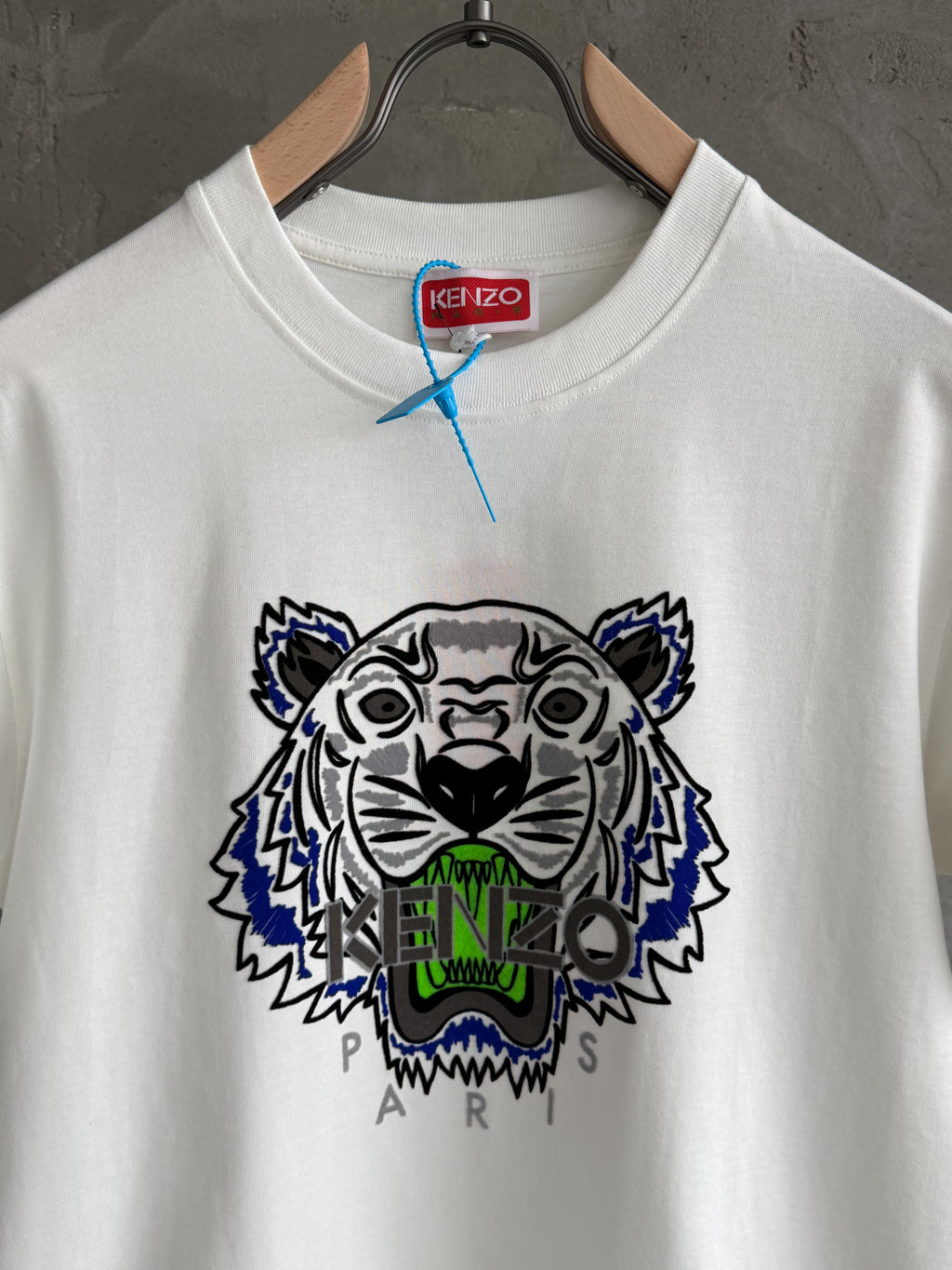 K01 Kenzo Tiger beyaz tshirt