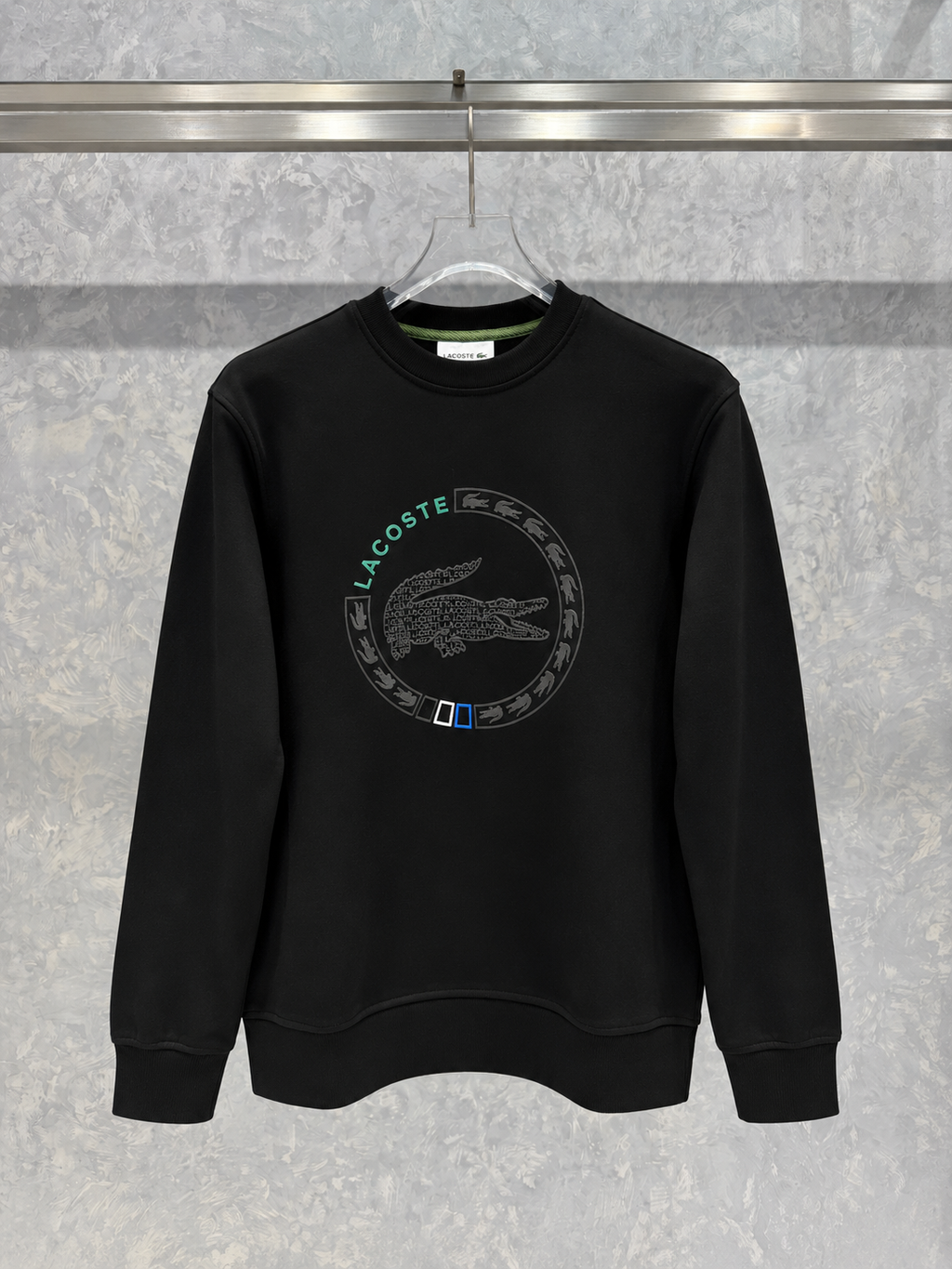 L02 Logolu Siyah Sweatshirt