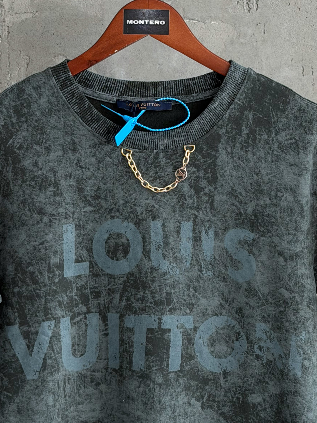 LV09 L&V Duman yeşil tshirt