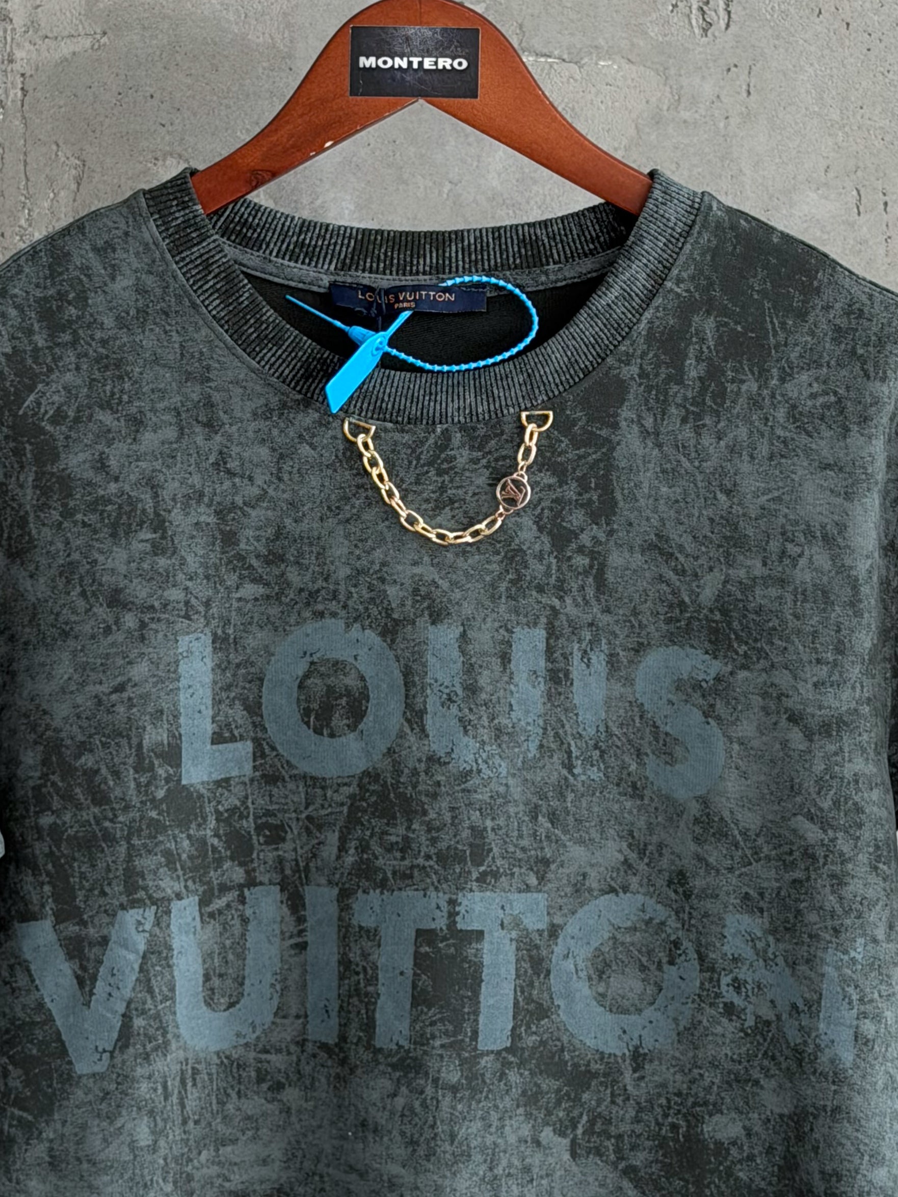 LV09 L&V Duman yeşil tshirt