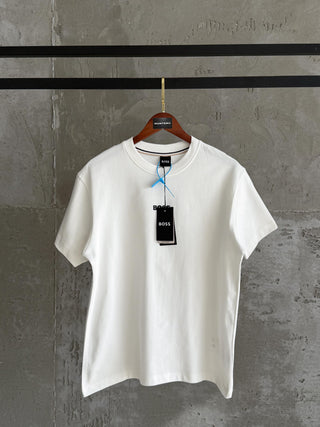B01 Boss yüksek baskı beyaz tshirt