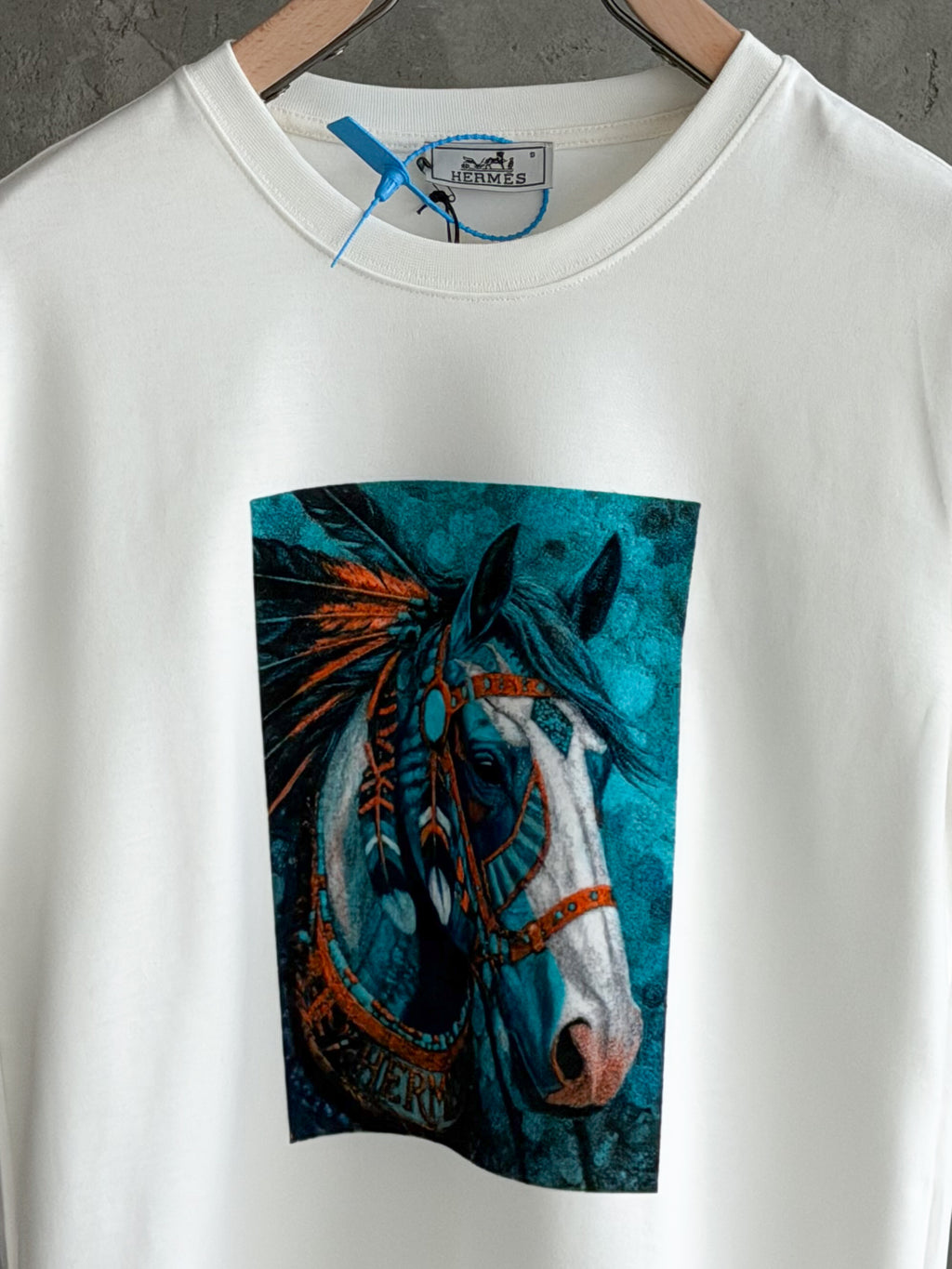 H08 Hermes Midnight beyaz tshirt