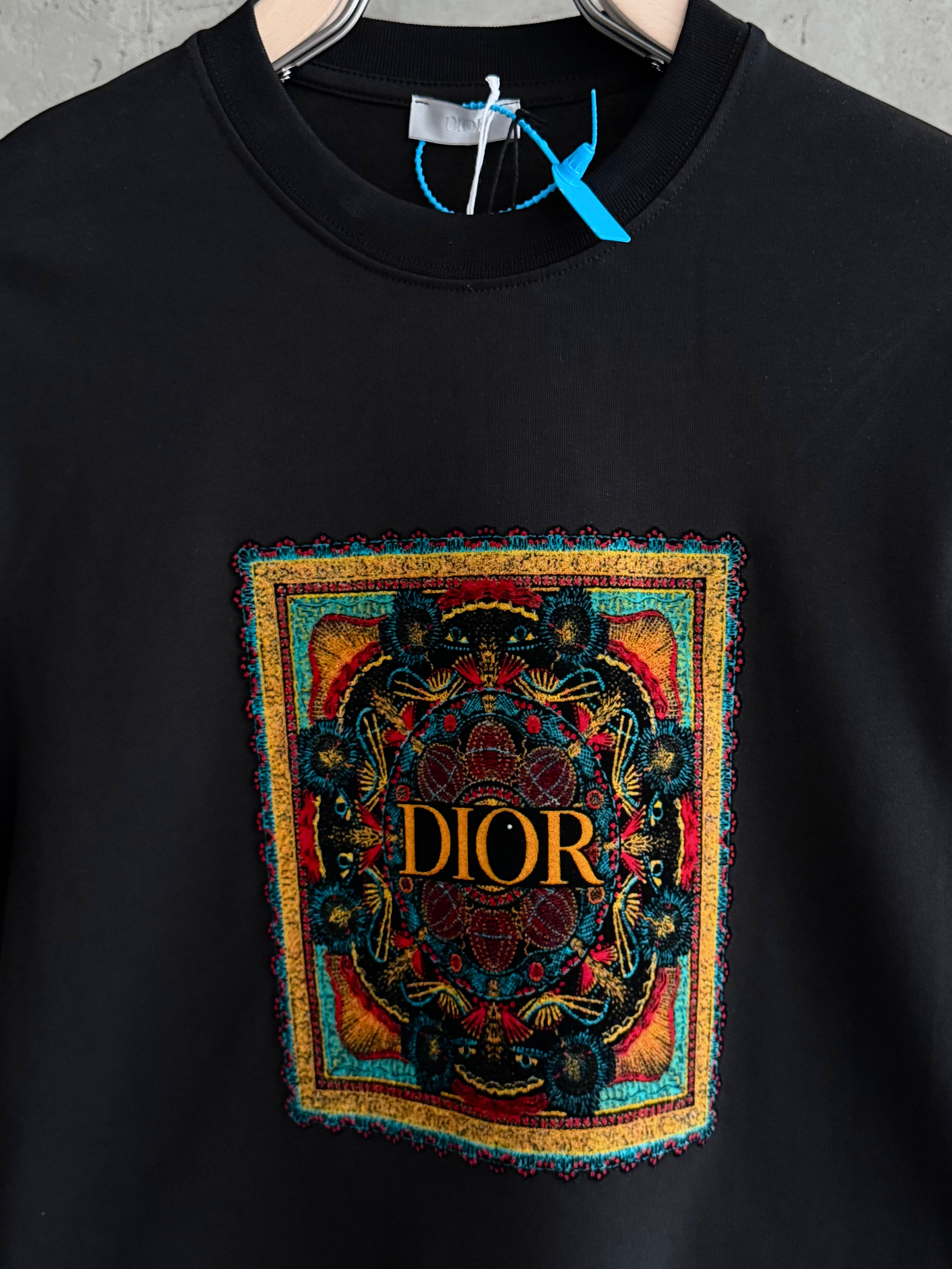 D01 Dıor Vintage siyah tshirt
