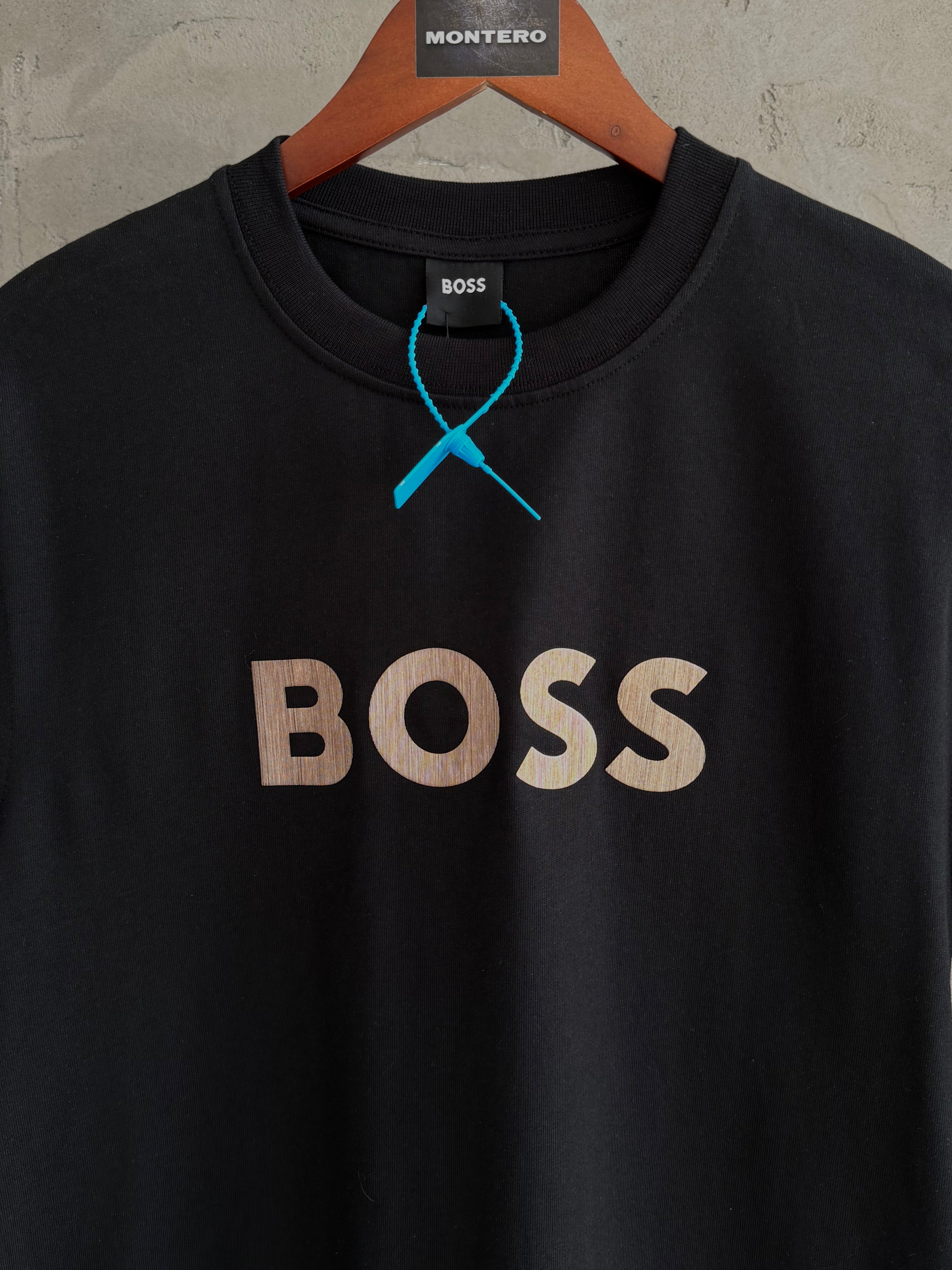 B02 Boss frekans siyah tshirt