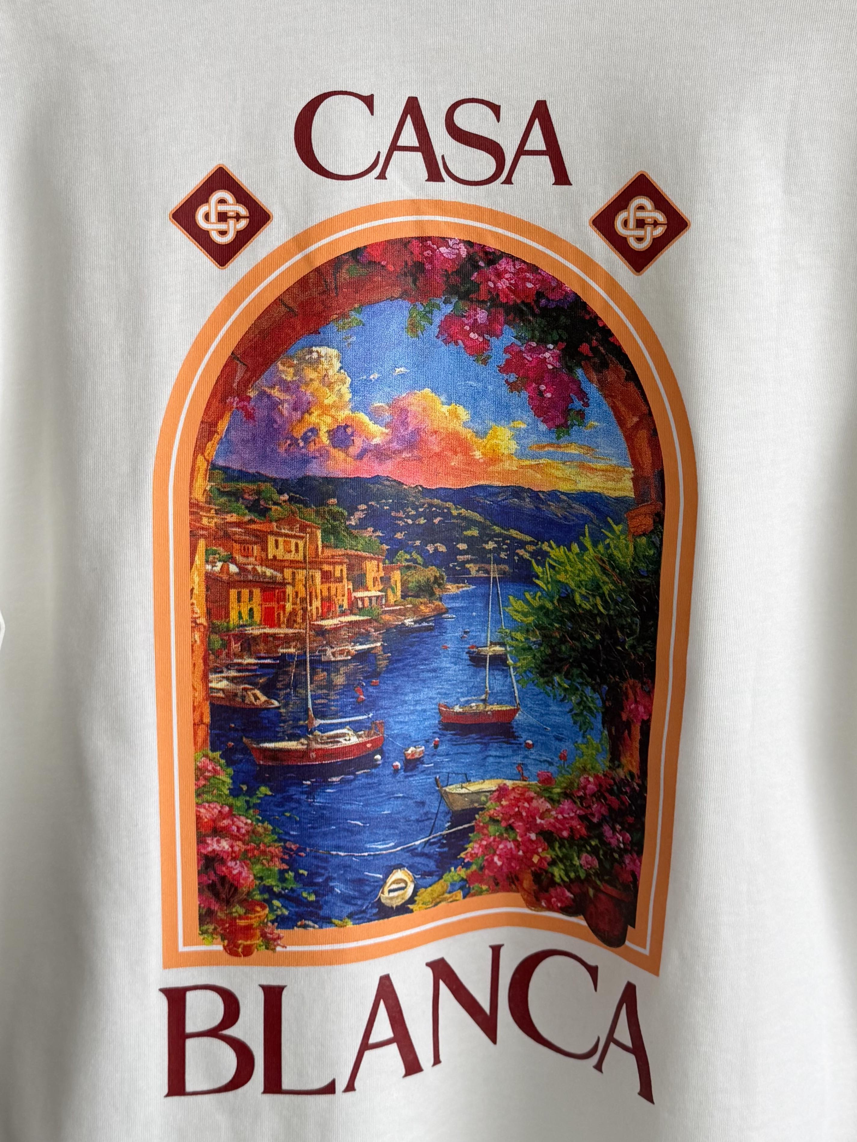 CB01 Casa Blanca Summer beyaz tshirt