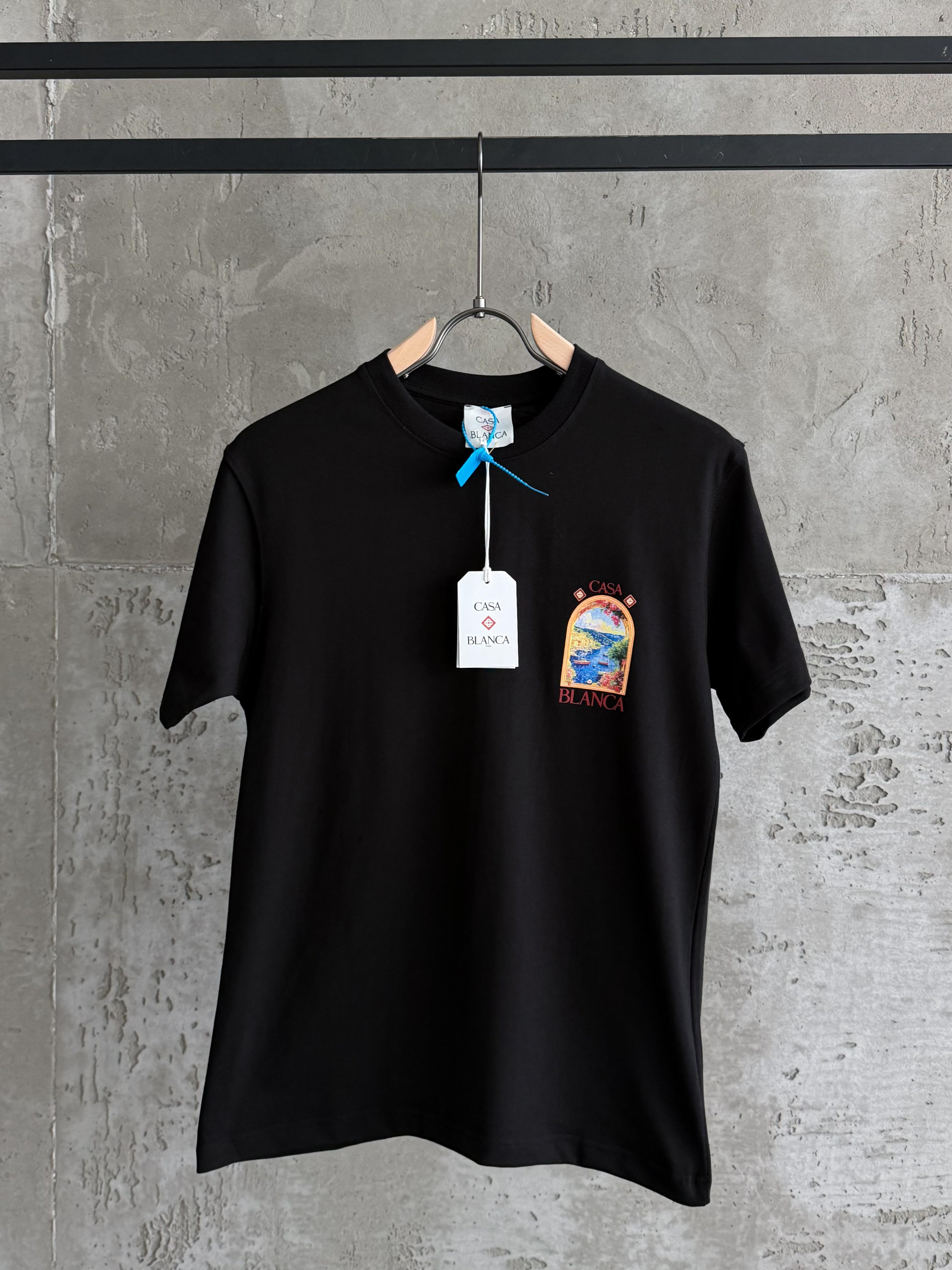 CB01 Casa Blanca Summer siyah tshirt