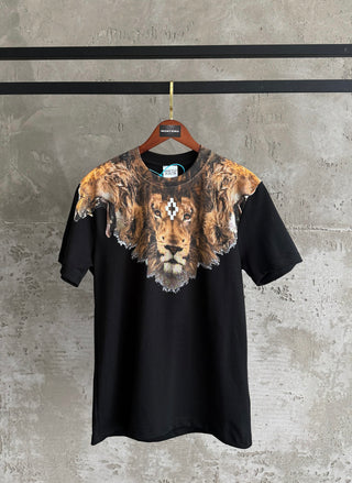 MB01 Marcelo Burlon Leo siyah-kahve tshirt