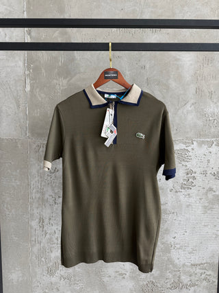 Lacoste Polo Yaka krem tshirt