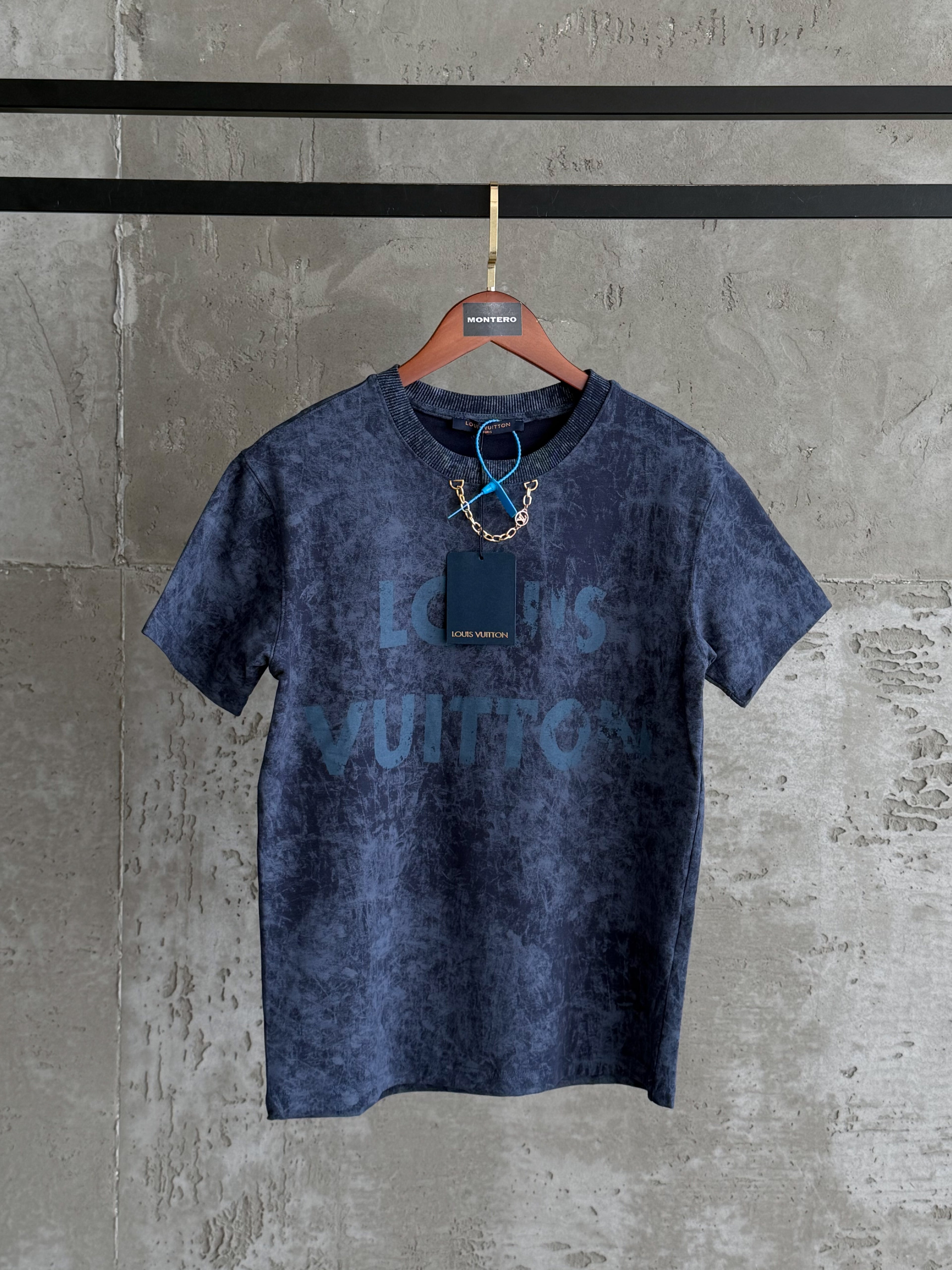 LV09 L&V Duman mavi tshirt