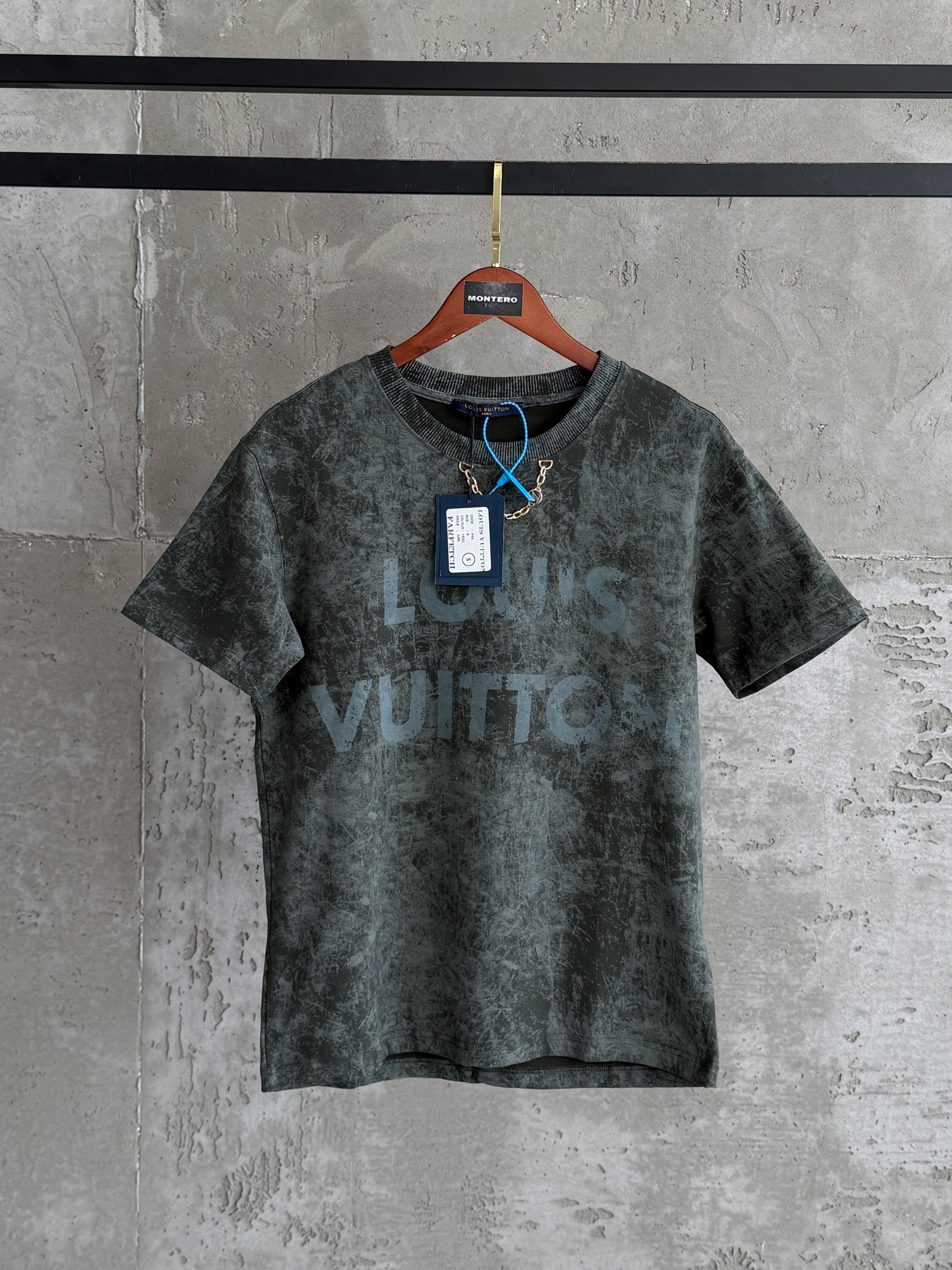 LV09 L&V Duman yeşil tshirt